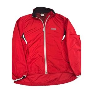 Brooks Aireplex Running Jogging Jacket Windbreaker Red Women's Size Large
